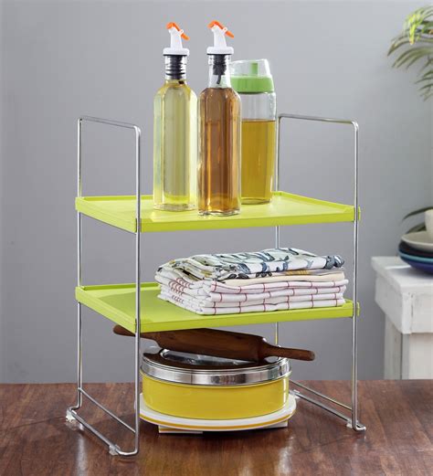 Buy Stainless Steel 2 Tier Kitchen Storage Racks By Jvs Online Kitchen Storage Racks Kitchen