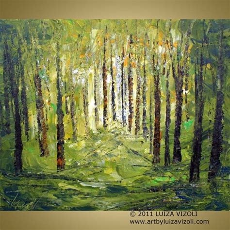 Sale Seasons Spring Woods Original Oil Painting Trees Etsy Oil