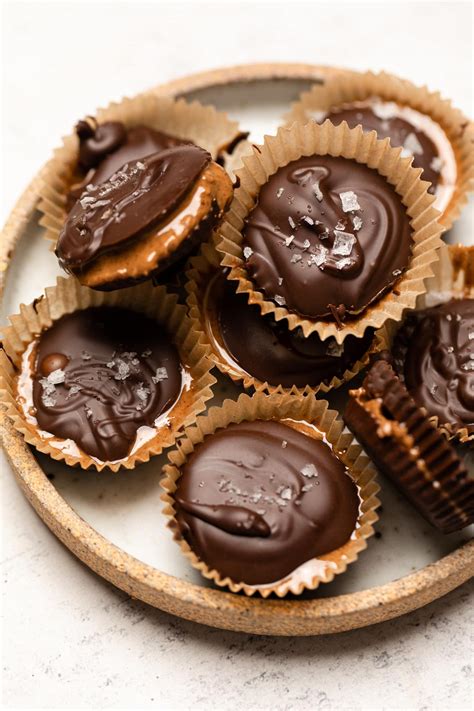 healthy dark chocolate almond butter cups all the healthy things