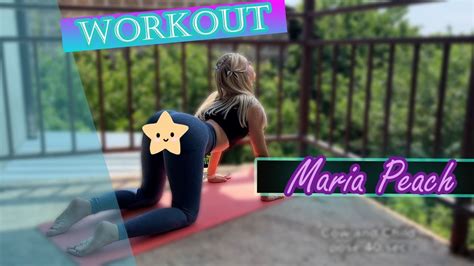 Morning Yoga Stretching Legs With Maria Peach Youtube