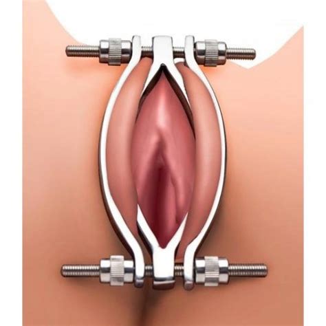 Stainless Steel Adjustable Pussy Clamp Sex Toys And Adult Novelties