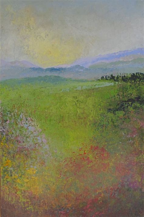 Blue Ridge Mountains Far Away Oil 24”x18” Peg Bachenheimer