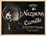 Camille - 1921 - Rudolph Valentino Alla Nazimova - Vintage b/w Silent ...