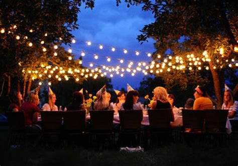 Outdoor Fairy Lights Decor Ideas