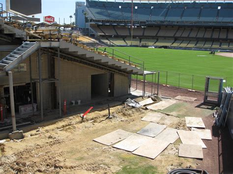 Dodger Stadium Renovation Construction Photos 3 Weeks From Opening Day