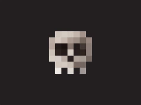 Pixel Skull Graphic Illustration Design Art Skull Design