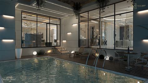 Swimming Pool Design In Kuwait On Behance