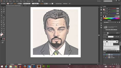 How To Create Digital Art And Marker Style Portrait With Adobe Illustrator Part Designhill