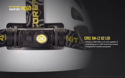 The nitecore mh12gts flashlight promises to do just that. Nitecore HC60W CREE XM-L2 U2 LED Rechargeable Headlamp ...