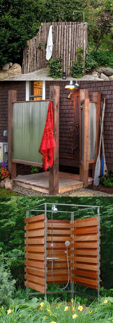 Beautiful Diy Outdoor Shower Ideas For The Best Summer Ever A