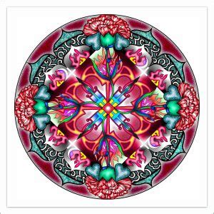 Astro Mandala Sagittarius Deva Padma Prints