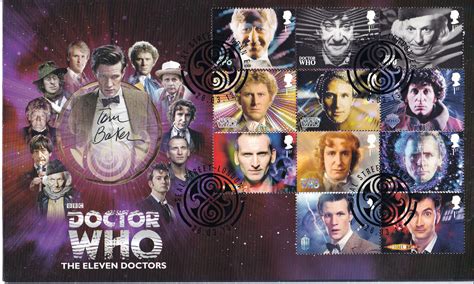 Doctor Who 2013 50th Anniversary Signed First Day Stamp Covers Get Retro