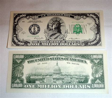 One Million Dollar Bill By Charles Robinson