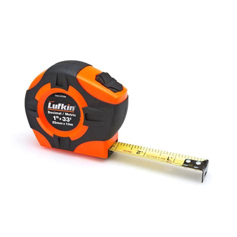 Lufkin P1000 1 In X 33 Ft Engineers Hi Viz Orange Tape Measure