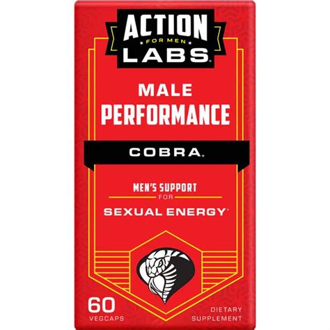 action labs cobra for men s sexual energy 60 capsules
