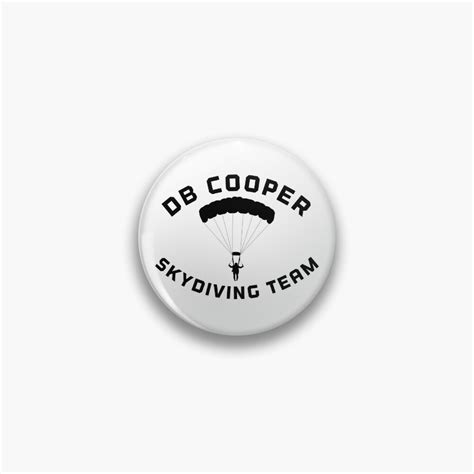 Db Cooper Skydiving Team Pin By Fraffic Redbubble