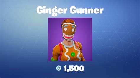 Ginger Gunner Fortnite Outfitskin Youtube