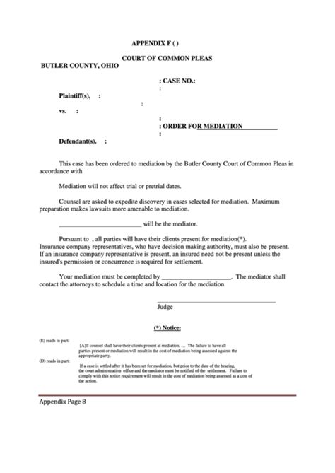 15 Court Order Form Templates Free To Download In Pdf