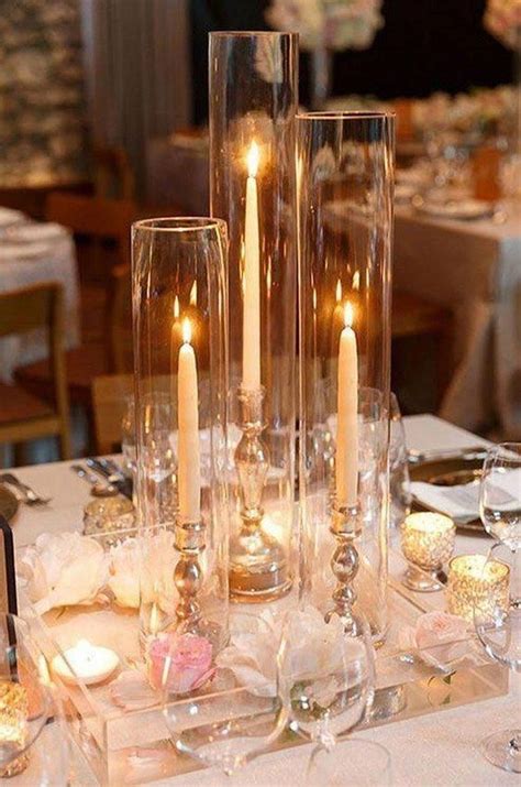 34 Beautiful Candle Centerpieces Best For Valentine Wedding Dinner The Right Ce In 2020