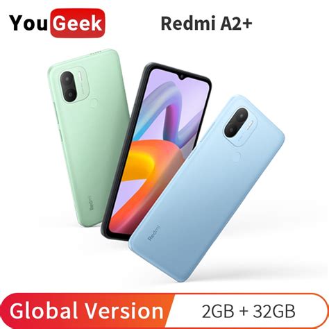 New Xiaomi Redmi A2 Global Version A2 Plus Mtk Helio G36 Octa Core