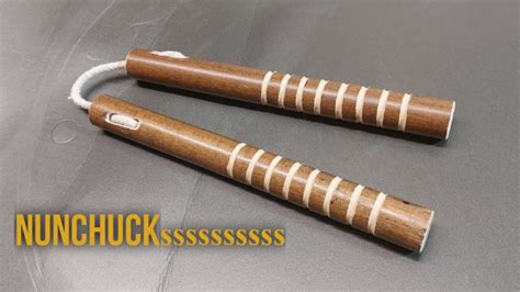 How To Make Nunchucks Nunchaku Making From Scratch Wood And Cotton