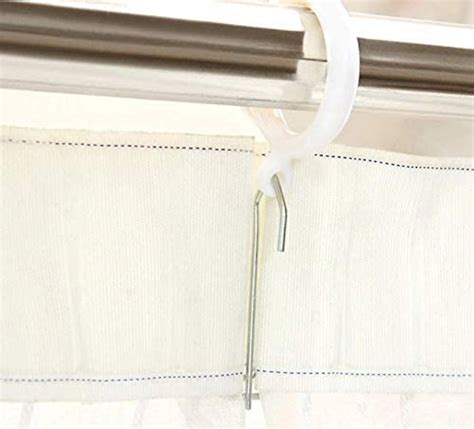 30pcs Stainless Steel Curtain Pleater Tape Hooks Long Neck Pleater
