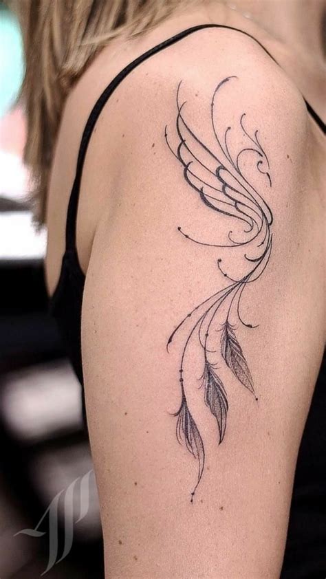Tattoo For Girls And Ladies Phoenix Tattoo Feminine Shoulder Tattoos