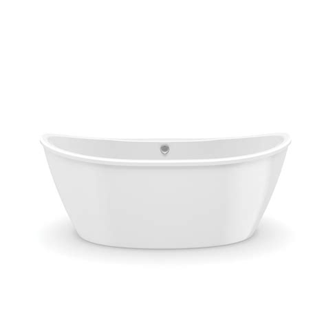 MAAX Delsia 5.6 ft. Fiberglass Flatbottom Non-Whirlpool ...