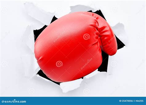 Punching Boxing Glove Royalty Free Stock Image Image 25470056