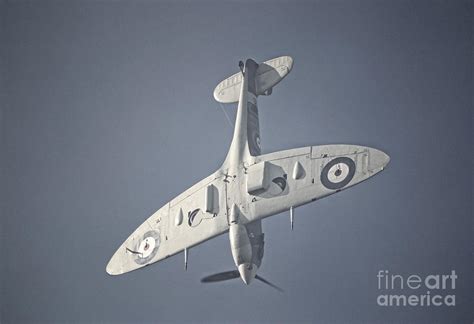 Supermarine Spitfire Dive Digital Art By Nigel Bangert Fine Art America