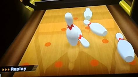 Wii Sports Bowling Luckiest Strike Ever Youtube