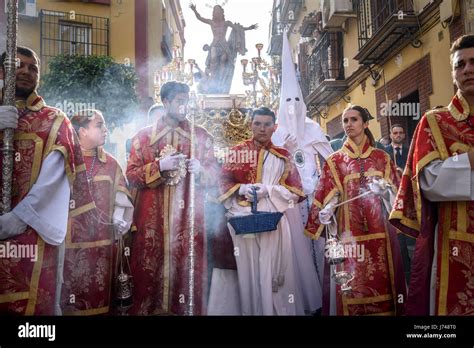 During The Easter Week Processions With The Image Of Christ And The
