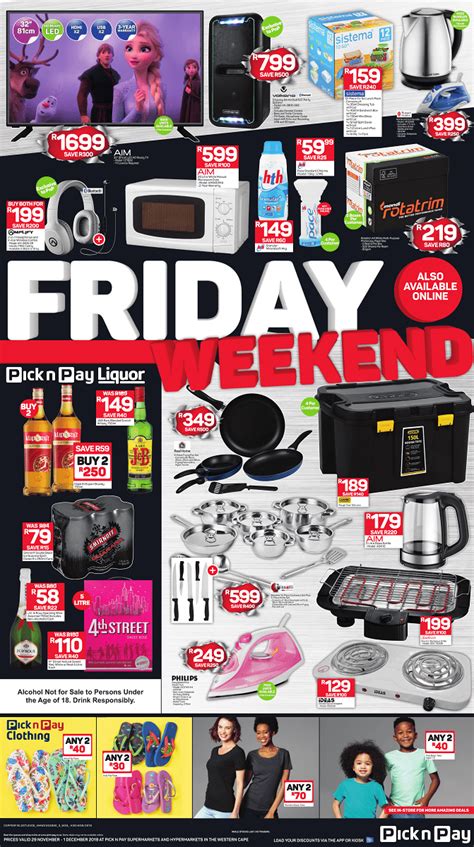 Black Friday All The Pick N Pay Deals You Need To Know About