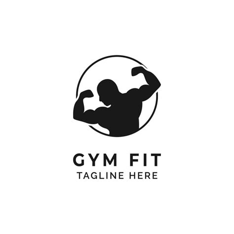 Gym Fitness Club Logo Design Vector Illustration 10655634 Vector Art At