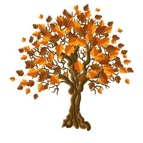 Autumn Tree Stock Vector Illustration Of Decoration 156578621