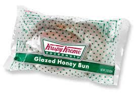 Krispy Kreme Glazed Honey Buns – 6 Individually Wrapped Single Serving
