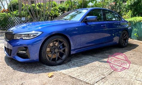 Bmw 3 Series G20 Blue With Bc Forged Rz21 Aftermarket Wheels Wheel
