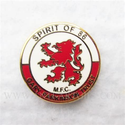 Custom Hard Enamel Lapel Pins Red Color Lion Sprit Of Badges Football