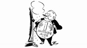 Ludwig-Erhard-Karikaturen: Nicht ohne seine Zigarre