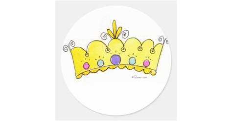 Princess Crown Stickers Zazzle