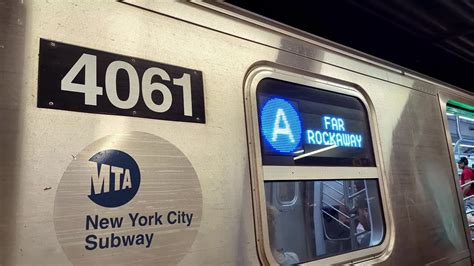 Mta New York City Subway Far Rockaway Bound R211a A Train 4060 4069
