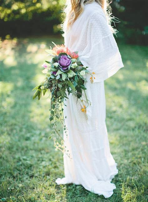 20 Bohemian Brides Who Nailed Free Spirited Fashion Bohemian Wedding