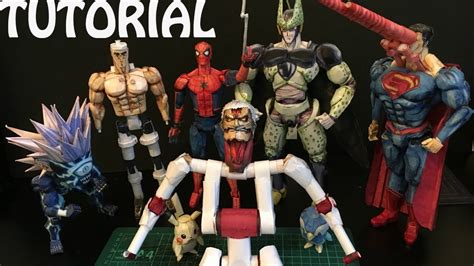 How To Make A Paper Action Figure Ep 1 Frame And Articulation