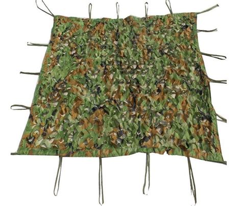 Jungle Double Layers Military Camo Netting Fabric Woodland War Game