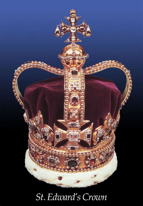 St Edward S Crown The Crown Of England In The Tower Of London Gold And Since 1911 Real
