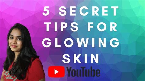 5 Beauty Tips For Healthy Glowing Skin Youtube