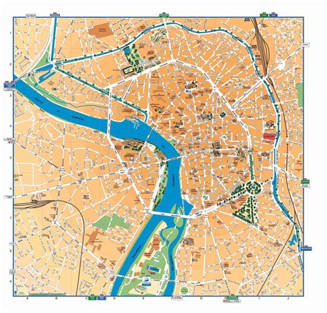 Sevilla Mapa Vectorial Illustrator Eps Formato Editable Bc Maps 46d