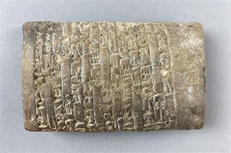 Terracotta Cuneiform Tablet Mesopotamia Old Babylonian Period 1925