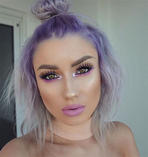 Lolaliner Looking Lovely In Purple Rain Sterling Hair Makeup