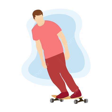 Menino Plano Joga Ilustração De Skate Png Esporte Skate Skate Imagem Png E Vetor Para